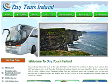 Tablet Screenshot of daytoursireland.ie